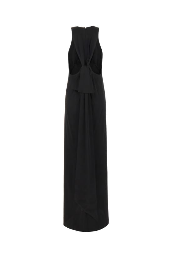 생로랑 롱 원피스 774959Y3H12 1000 Nero - SAINT LAURENT