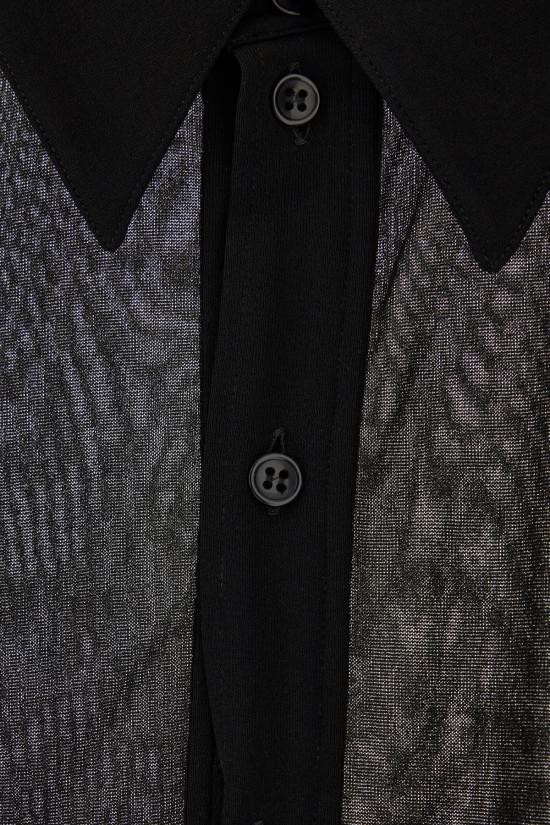  생로랑 블라우스 777665Y5I35 1000 Nero - SAINT LAURENT