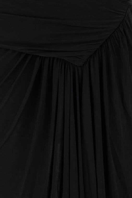  생로랑 미디 스커트 776439Y7F98 1000 Nero - SAINT LAURENT