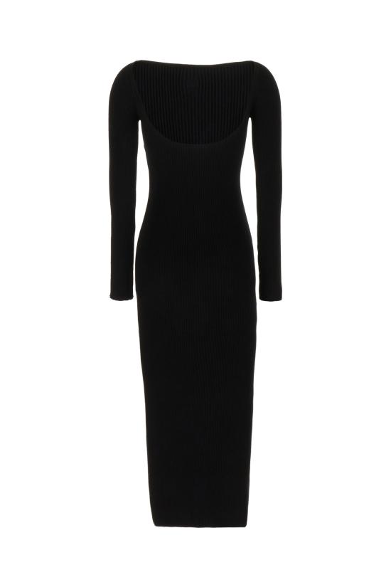  쿠레쥬 미디 원피스 124MRO342FI0001 9999 BLACK - COURREGES
