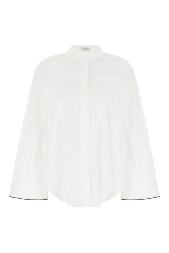  브루넬로 쿠치넬리 셔츠 M0091MK956 C159 WHITE