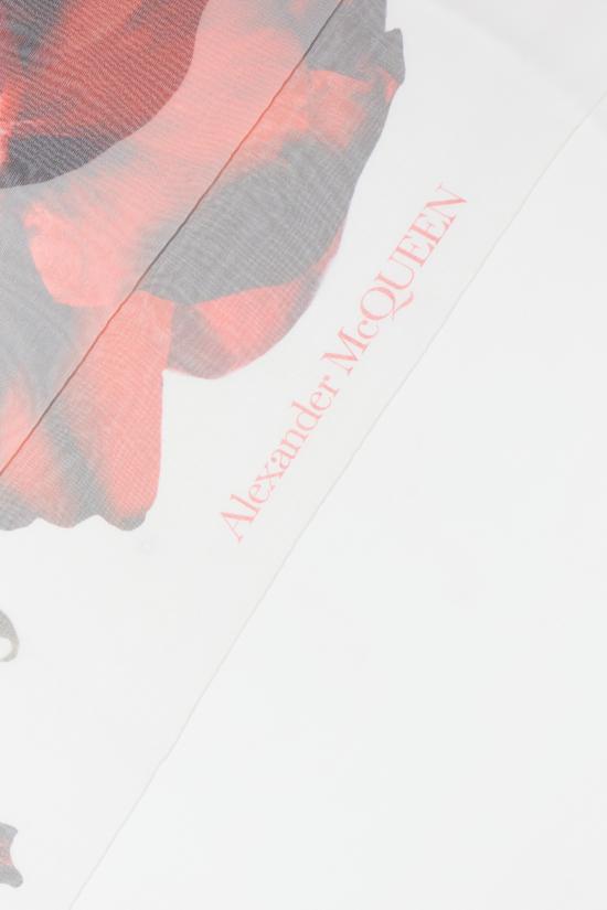  알렉산더 맥퀸 머플러/스카프 7925273060Q 9074 WHITE RED - ALEXANDER MCQUEEN