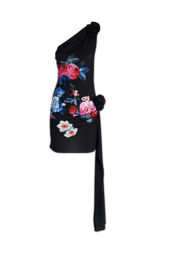  마그다뷰트림 숏 원피스 199423 BLACK