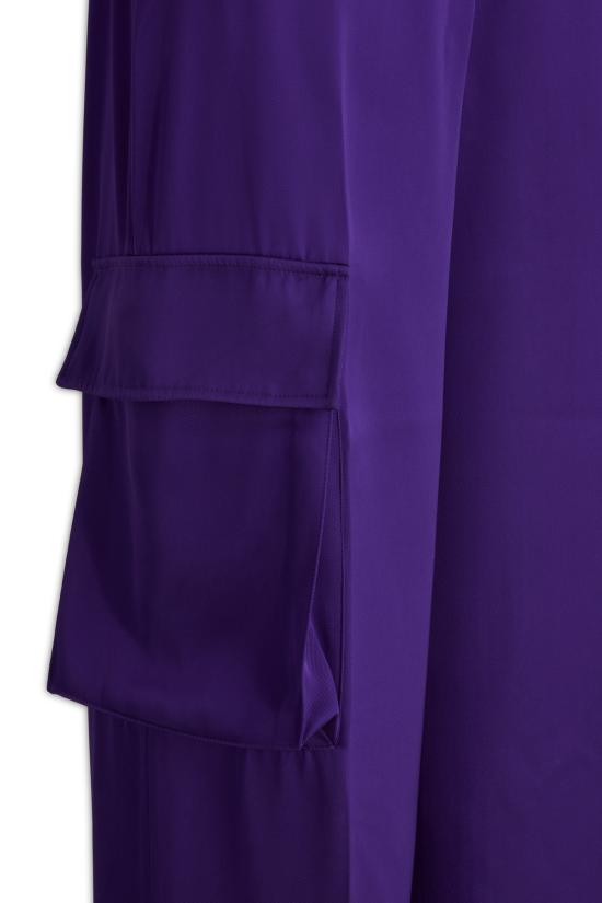  베르사체 스트레이트 팬츠 10098441A06838 1LD60 BRIGHTDARKORCHID - VERSACE