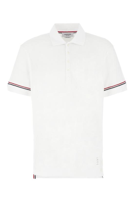  톰브라운 폴로 티셔츠 MJP193AJ0129 100 WHITE