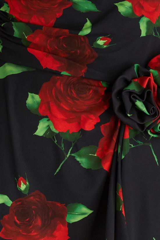  마그다뷰트림 숏 원피스 164423 BLACK PRINT - MAGDA BUTRYM