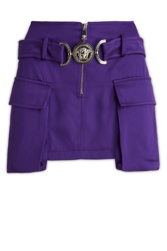  베르사체 숏 스커트 10100361A06838 1LD60 BRIGHTDARKORCHID