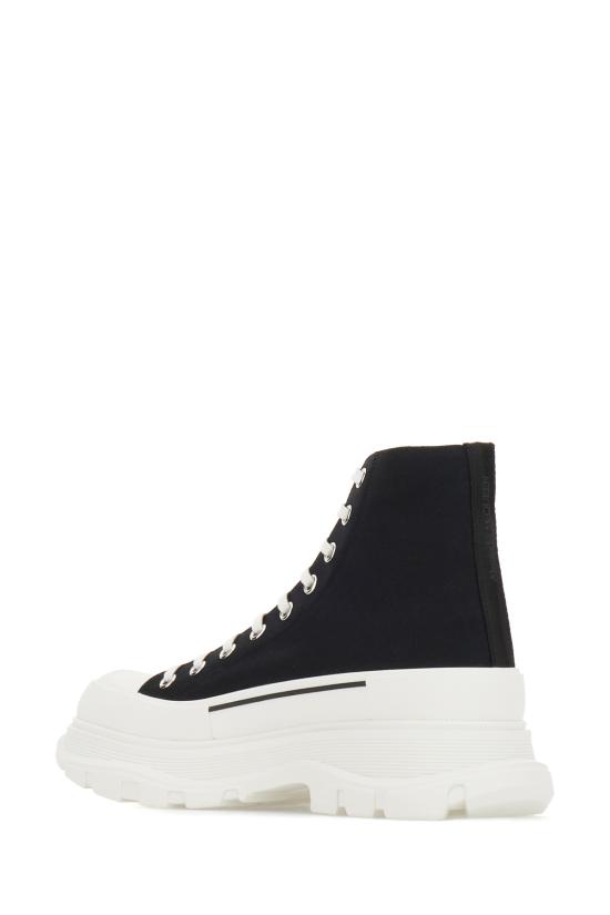  알렉산더 맥퀸 블랙 캔버스 스레드 슬릭 705659W4MV2 1070 - ALEXANDER MCQUEEN