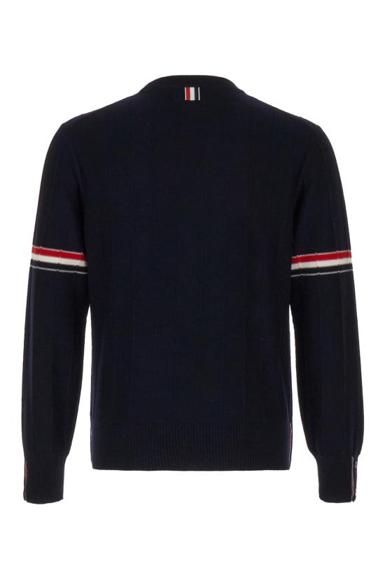 25SS 톰브라운 스웨터 MKA496AY1002 415 NAVY - THOM BROWNE