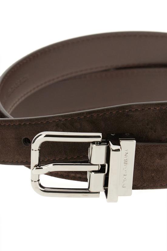  돌체앤가바나 가죽 벨트 BC4337AT444 80081 Nocciola - DOLCE & GABBANA