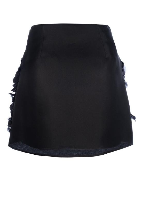  프라다 숏 스커트 P109JR1322 F0002 Nero - PRADA