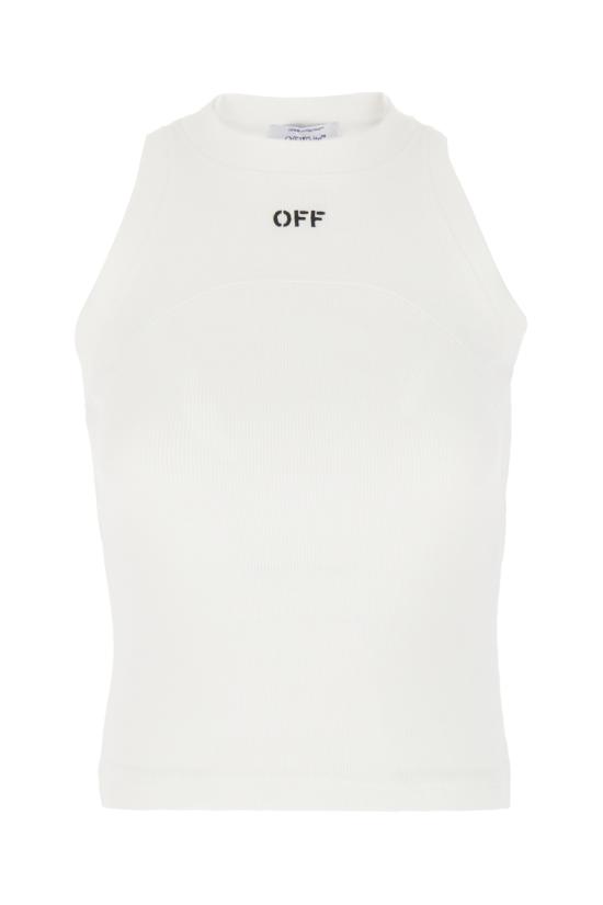 25SS 오프화이트 의류 OWAD236C99JER001 0110 WHITE BLACK