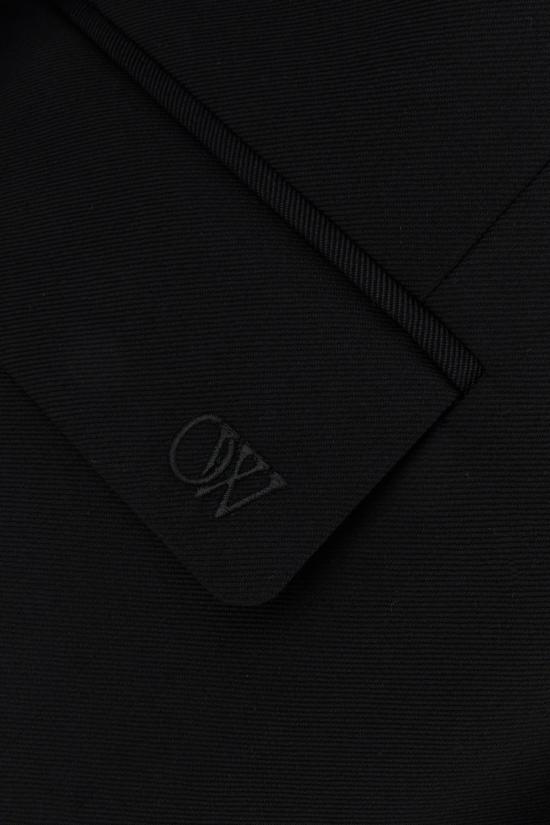  오프화이트 수트 자켓 OMEN063F23FAB001 1010 BLACKBLAC - OFF WHITE