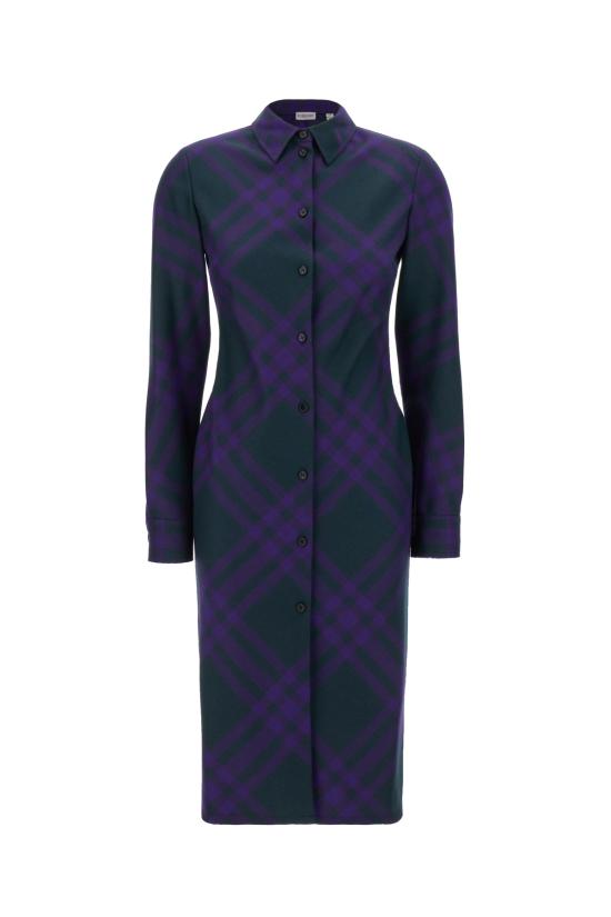  버버리 미디 원피스 8076743 B7984 ROYAL IP CHECK