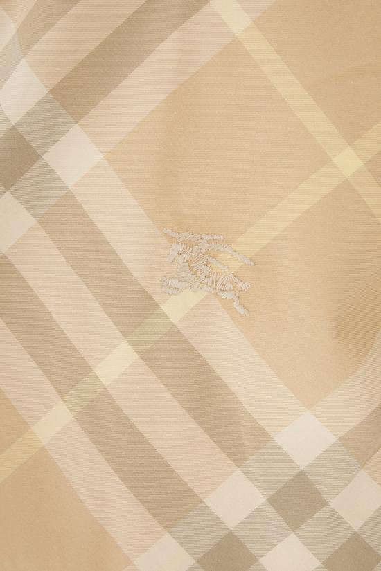  버버리 체크 반팔 셔츠 8082478 B8686 FLAX IP CHECK - BURBERRY