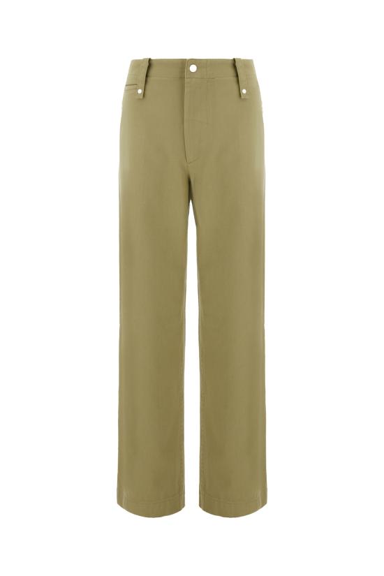  버버리 코튼 사틴 트라우저 8076646 B7311 HUNTER