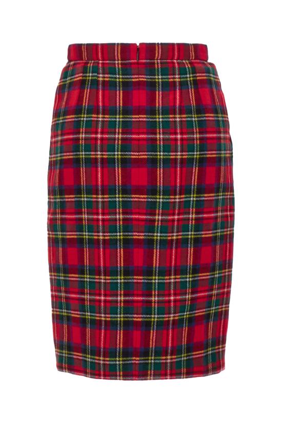  생로랑 미디 스커트 763685Y2H55 6363 - SAINT LAURENT