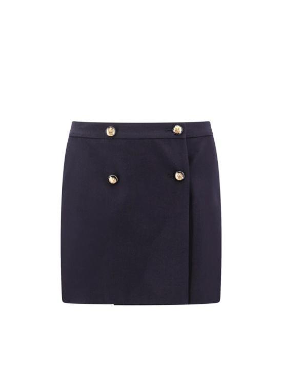  알렉산더 맥퀸 숏 스커트 752499QJACF 4100 NAVY