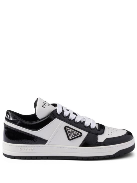  프라다 다운타운 볼드 레더 스니커즈 1E792MFDD30 3LQB F0964 BIANCO NERO