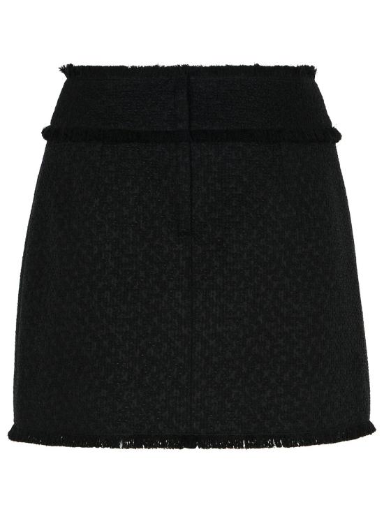 24FW 돌체앤가바나 숏 스커트 F4CR5T GDCLWN0000 Black - DOLCE & GABBANA