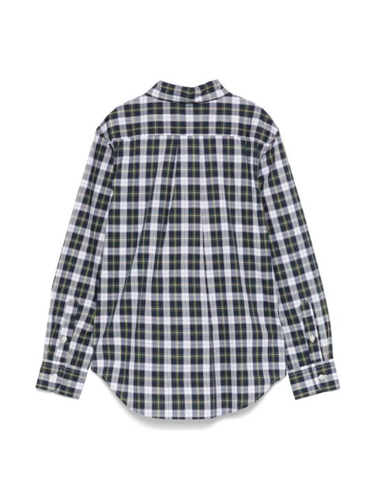 24FW [키즈] 랄프 로렌 패턴 셔츠 322918249016 WHITE GREEN MULTI - RALPH LAUREN