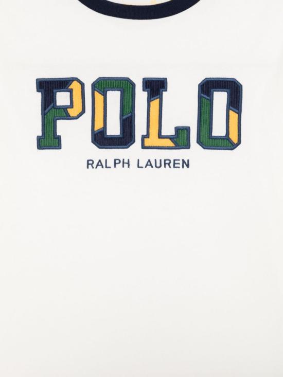 24FW [키즈] 랄프 로렌 티셔츠 323952463001 WHITE - RALPH LAUREN