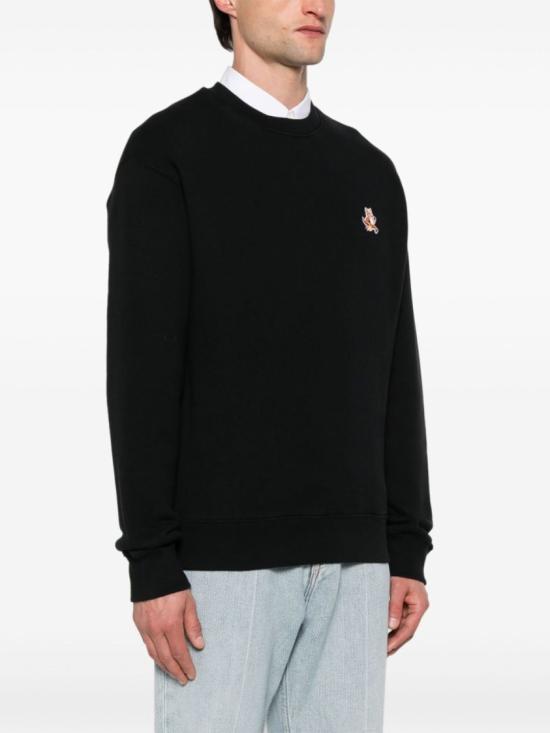  메종키츠네 스피디 폭스 패치 컴포트 스웨트셔츠 MM00313KM0307 Black - MAISON KITSUNE