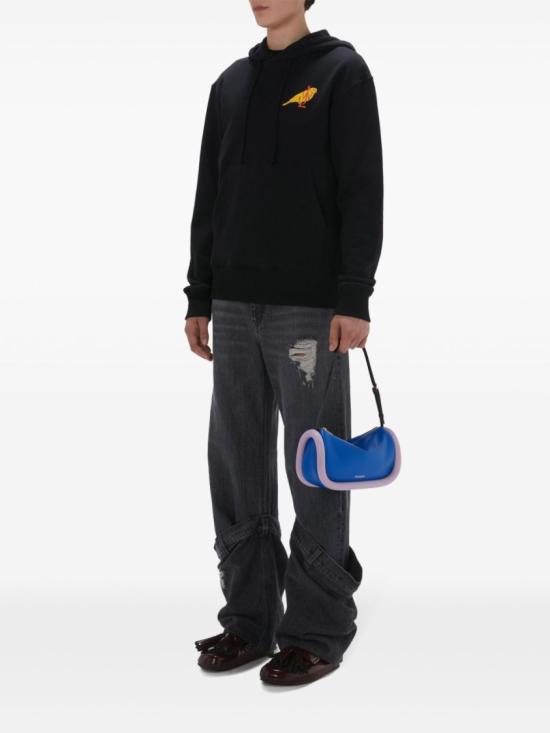  JW앤더슨 후드 티셔츠 JW0186 Black - JW ANDERSON