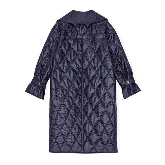 24FW 가니 코트 F9580 763 DEEP WELL - GANNI