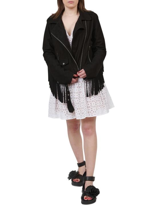  Blusotto 바이커 자켓 P407 MARGARETCAMOSCIONERO Black - OTHER BRANDS