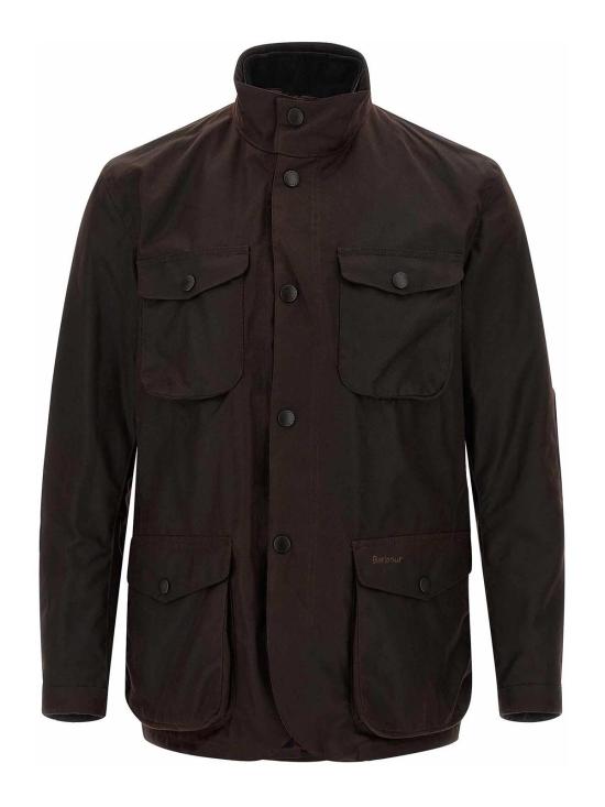 26FW 바버 오그스톤 왁스 자켓 MWX0700MWXRU71 BROWN