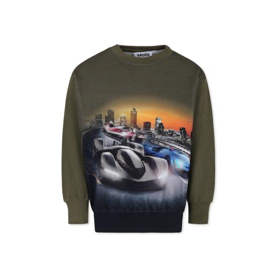 24FW [키즈] 몰로 트레이닝 상의 1W24J201 3709 GREEN