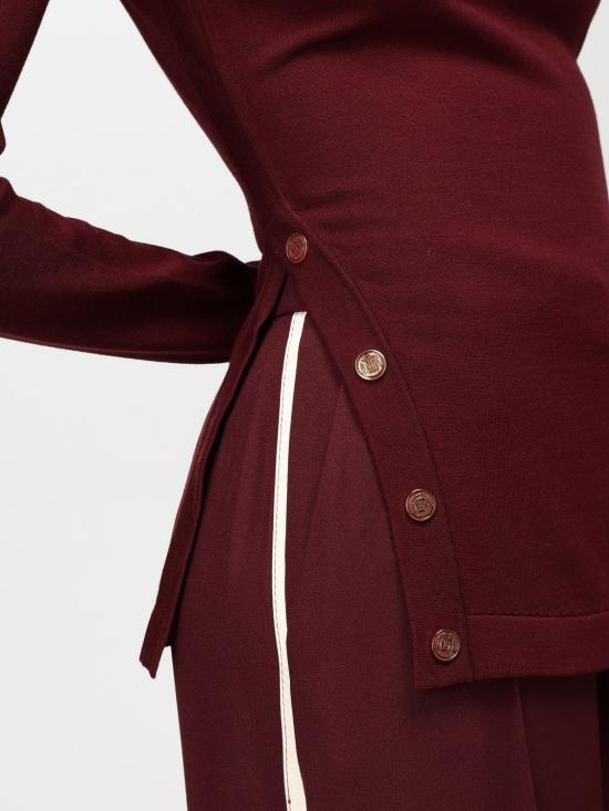 25FW 엘리자베타프랜치 터틀넥 MK99S CG3 Red - ELISABETTA FRANCHI