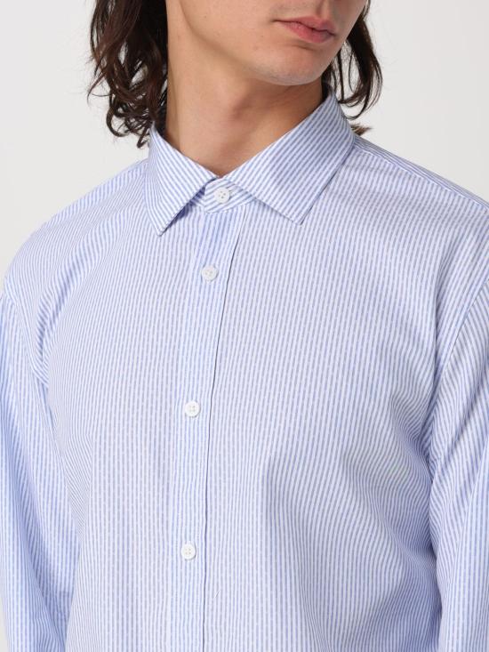  알마니 긴팔 셔츠 6DZC36ZN5VZ 55KD Gnawed Blue - ARMANI