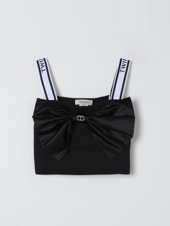 25FW [키즈] 트윈셋  티셔츠 241GJ2104 00006 Black