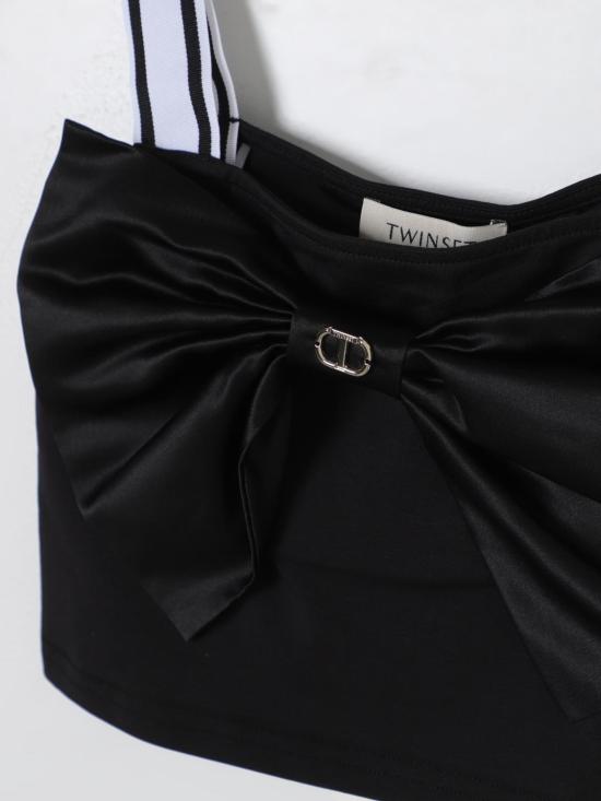 25FW [키즈] 트윈셋  티셔츠 241GJ2104 00006 Black - TWINSET