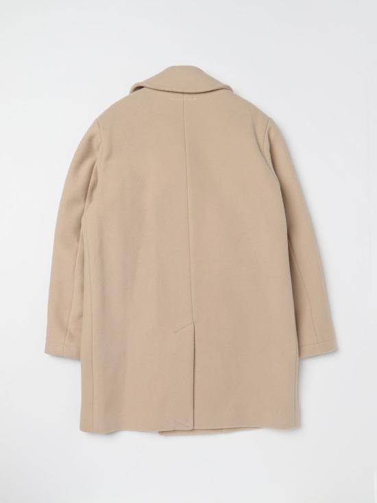 25FW [키즈] MM6 메종마르지엘라 코트 M60394MM00W M6704 Beige - MM6 MAISON MARGIELA