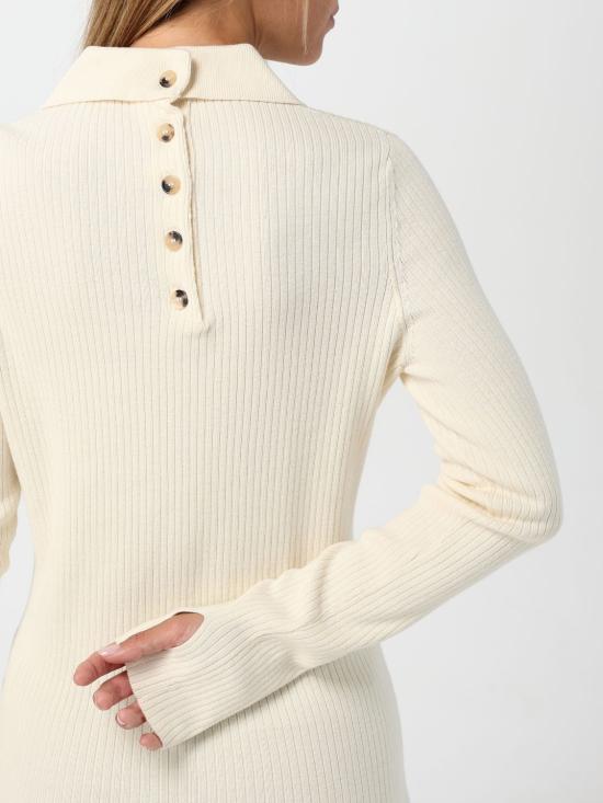 25FW 쿠레쥬 폴로 티셔츠 324MPO037FI0049 0079 White - COURREGES