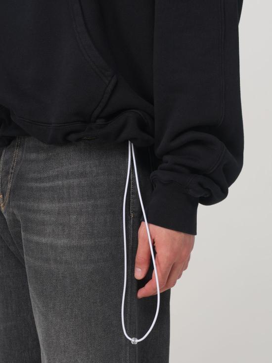  본사이 후드 티셔츠 FW24SW003 BLK Black - BONSAI