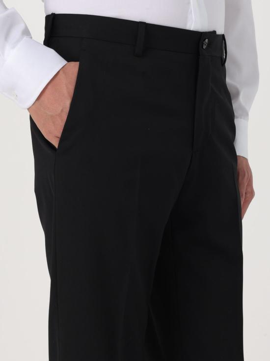  조르지오 아르마니 스트레이트 팬츠 GM000005TE10047 UC001 Black - GIORGIO ARMANI