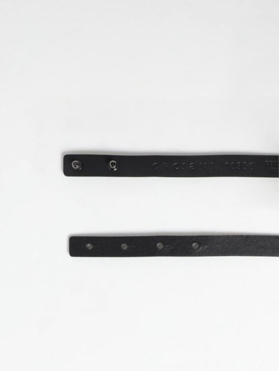 25FW 오르치아니 슬림 벨트 D10358NCH NER Black - ORCIANI