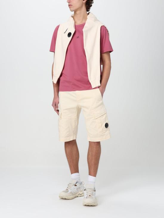 25FW 씨피 컴퍼니 반팔 티셔츠 16CMTS088A006374G 577 Red - C.P. COMPANY