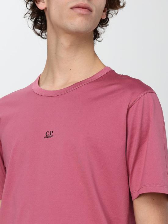 25FW 씨피 컴퍼니 반팔 티셔츠 16CMTS088A006374G 577 Red - C.P. COMPANY