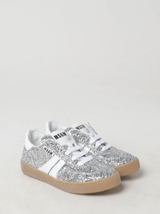 24FW [키즈] 엠에스지엠 스니커즈 7886901 Silver - MSGM