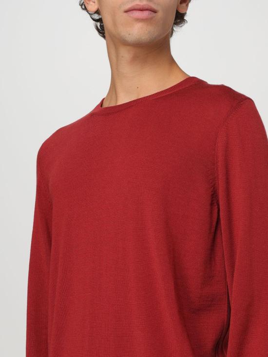 25FW 보스 긴팔 티셔츠 50468239 618 Ruby - BOSS