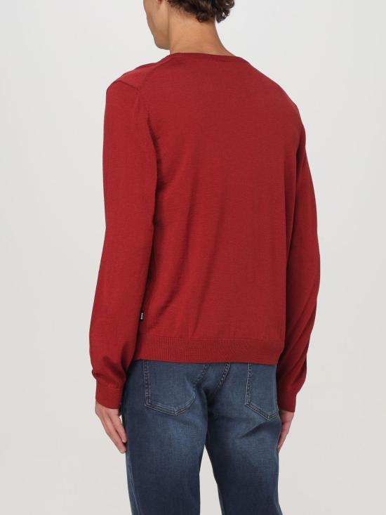 25FW 보스 긴팔 티셔츠 50468239 618 Ruby - BOSS