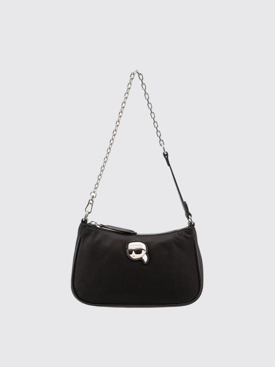 25FW 칼라거펠트 숄더백 231W3073 A999 Black