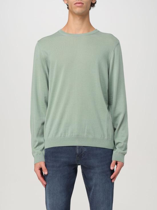 25FW 보스 긴팔 티셔츠 50468239 330 Sage