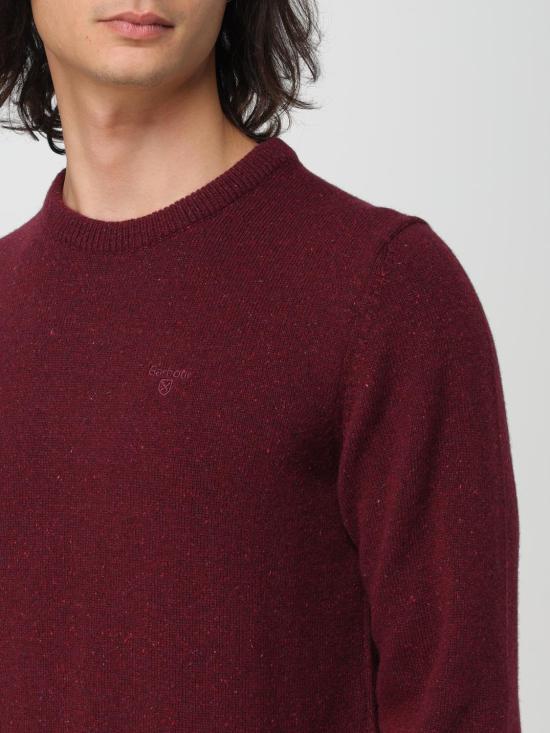 25FW 바버 터틀넥 MKN0844 RE56 Burgundy - BARBOUR