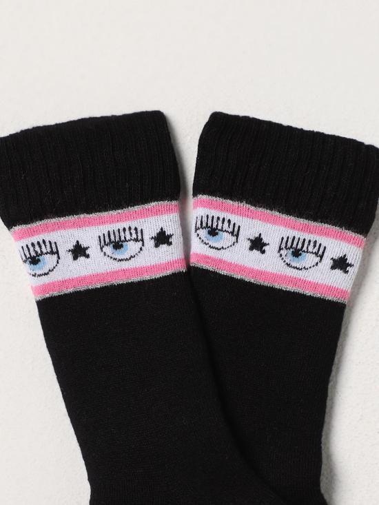 25FW [키즈] 키아라 페라그니 발목 양말 59B0012081 0050 Black - CHIARA FERRAGNI